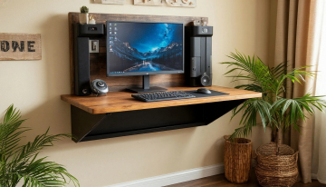Подвесной компьютерный стол Карл