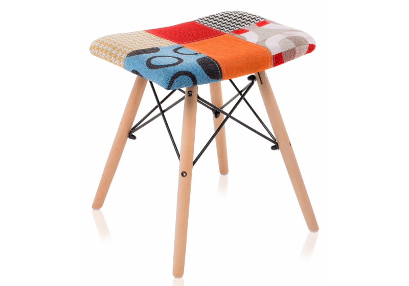 Табурет Ben Multicolor (40x40x44). 