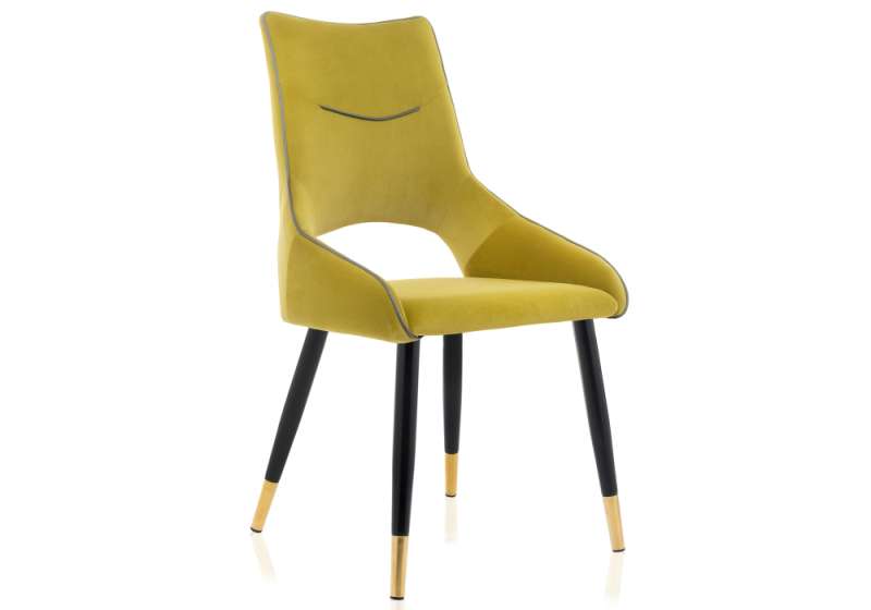 Стул на металлокаркасе Ordal khaki / black (51x56x92). 