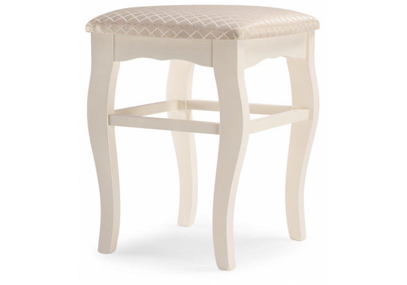 Табурет Хаконэ молочный / ромб (35x35x). 